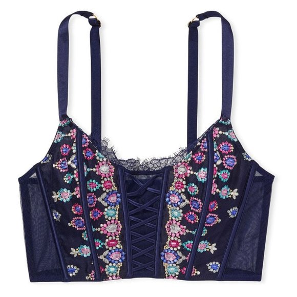 Victoria's Secret Embroidered Corset - Picture 2 of 6